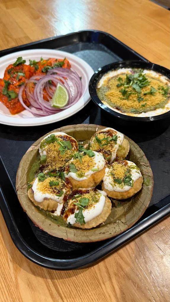 Dahi Papdi Chaat, Indian street food at Dilli-6 San Ramon Bay Area